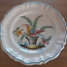 Magnifique assiette signé LALLIER A MOUSTIERS en parfait état