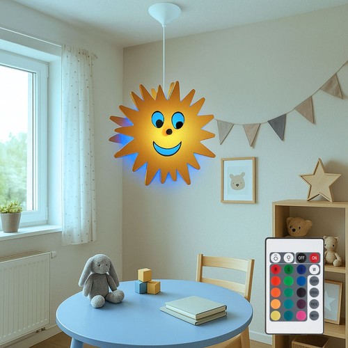 Lampe suspensions soleil bois - suspensions,