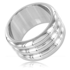 Cockring acier triple anneaux