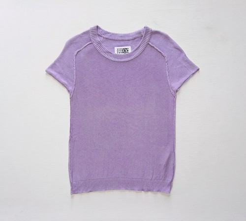 Shirt maille violet - en,