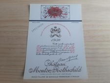 étiquette vin Chateau Mouton