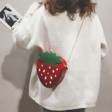 Sac à main fraise rouge