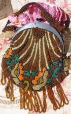 ANCIEN SAC de SOIRÉE PERLÉ