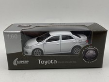 1:60 WELLY TOYOTA COROLLA blanc diecast voiture miniature métal