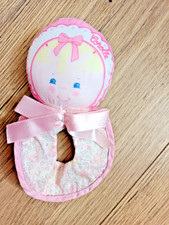 anneau doudou corolle vintage grelot rose  corolle 1993