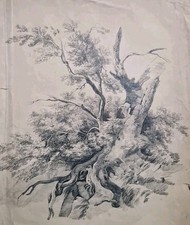 Ancien Beau Dessin XIX eme