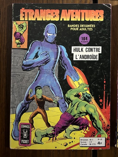 Etranges aventures hulk - etranges,