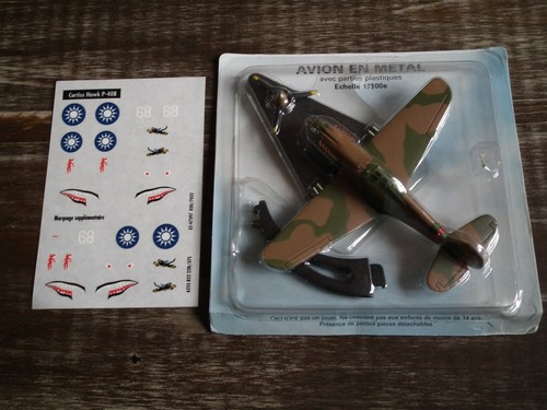 Avion miniature métal p40 - métal.,
