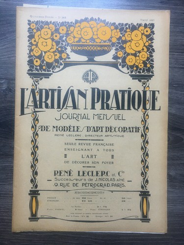Artisan pratique journal - "l'artisan,