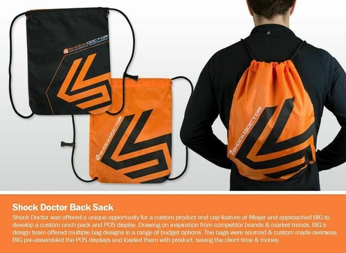 Shock doctor sackpack orange - shock,