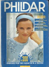 LIVRE CATALOGUE TRICOT PHILDAR N° 200 HOMME FEMME      