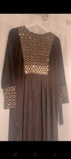 Traditional black abaya robe - traditional,