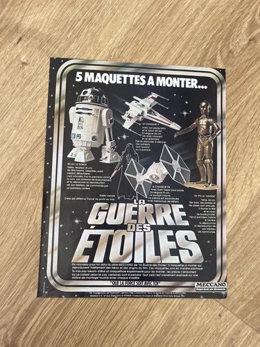 Publicite rare 1978 star wars - rare,