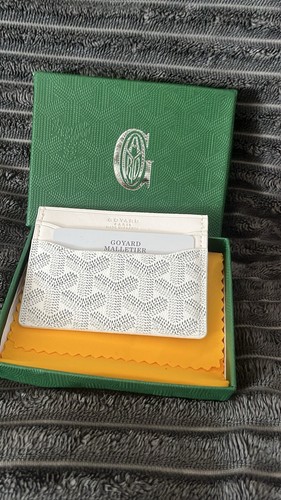 Porte carte goyard blanc - porte-carte,