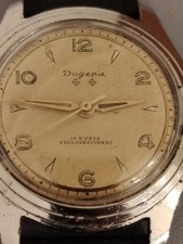MONTRE WATCH DUGENA STOSSGESICHERT CALIBRE 704 WW ALPINA VINTAGE 1955