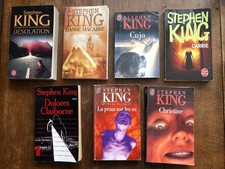 Stephen King lot de 7 romans