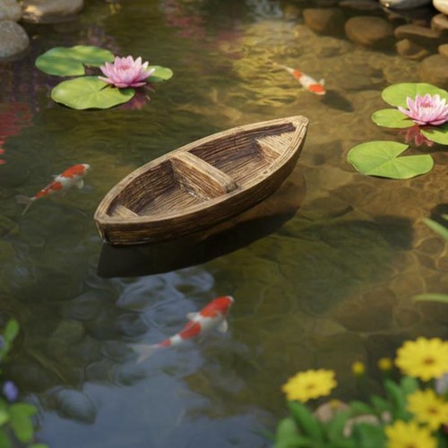Bateau flottant miniature - bateau,