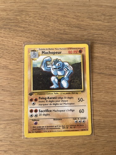 Carte pokémon machopeur - pokémon,