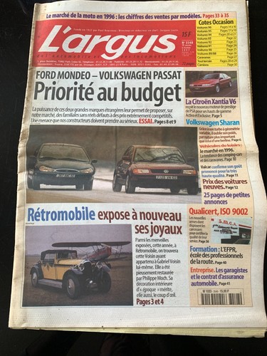Argus 1997 ford - l'argus, 6/02/1997;