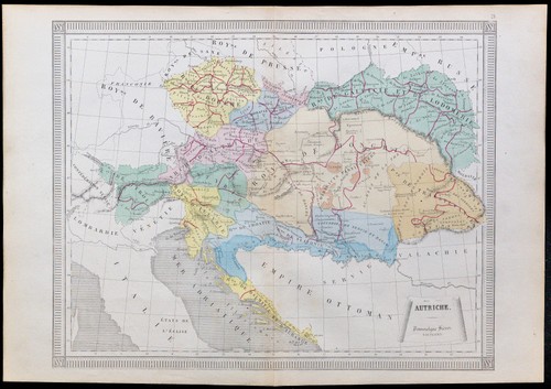 1860 carte l autriche - 1860,