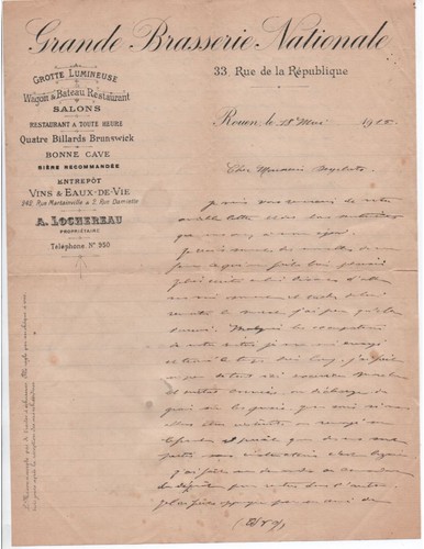 Facture 1915 grande - facture,