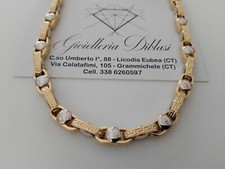 18K OR JAUNE BLANC Ras Du Cou