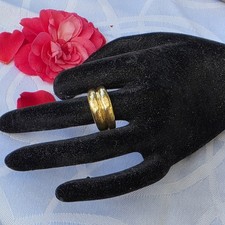 Bague double jonc vintage
