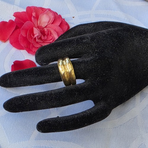 Bague double jonc vintage