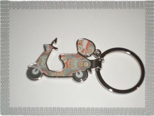 Porte clés fantaisie - porte, rose