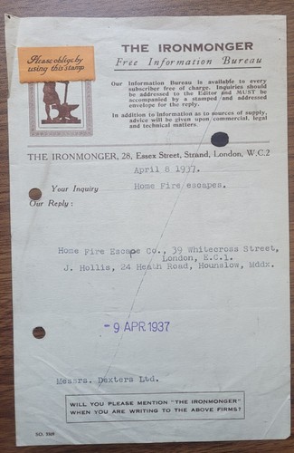 1937 the ironmonger trade - ironmonger,
