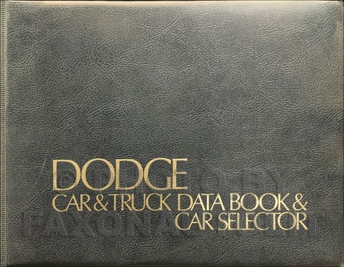 1975 dodge données livre - dodge,