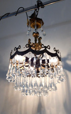 Lustre D'Empire En Laiton Avec