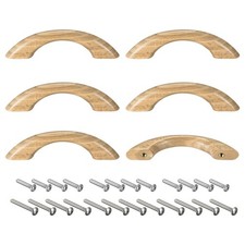 Tiroir Tirette 3.54" 6Pcs Bois