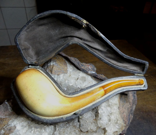 Pipe ecume mer et ambre - ,