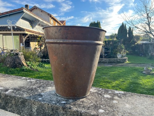 Seau cache pot ancien - ou,