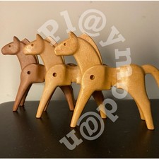 Playmobil Vintage 3x Chevaux