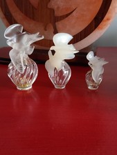 lot 3 flacon Nina Ricci "L'air du Temps" dont 1 signé Lalique