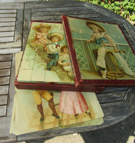Grand jeu cubes ancien en - grand, de