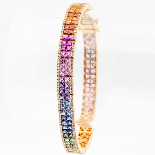 Bracelet rose 18k 304 - or,