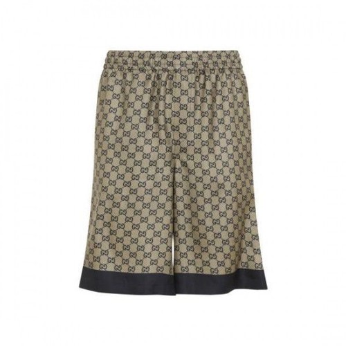 Gucci shorts soie imprimée - gucci,