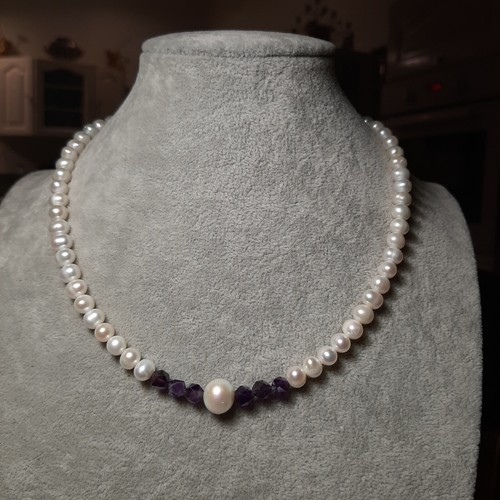 Collier perle culture - perle,