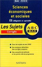 ABC Bac : Sciences économiques et sociales, Bac ES, Micheline Rousselet