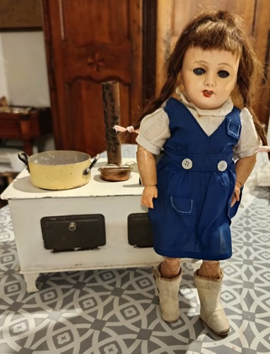Petit fourneau ancien tôle - petit, en