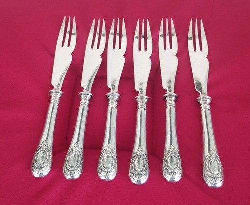 Christofle fourchettes à - christofle, 6