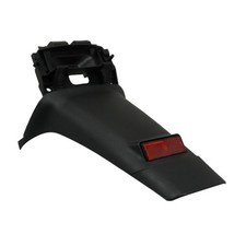BAVETTE-GARDE BOUE ARRIERE SCOOT ADAPTABLE PIAGGIO 50 TYPHOON 1997+2009 NOIR