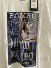 Tee shirt blanc revers flocage