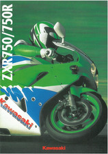 Brochure kawasaki zxr 750 - 750, /