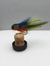 Pêche Bass Brochet Mouches " Julse " Bleu Et Orange Plongeurs Taille 1 De 2 #62B