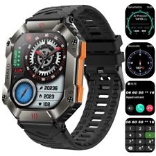 Montre Connectée Militaire Homme Intelligente Appel Bluetooth iOS Androïd HD