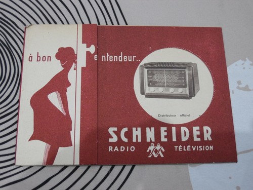 Vintage publicité schneider - vintage,